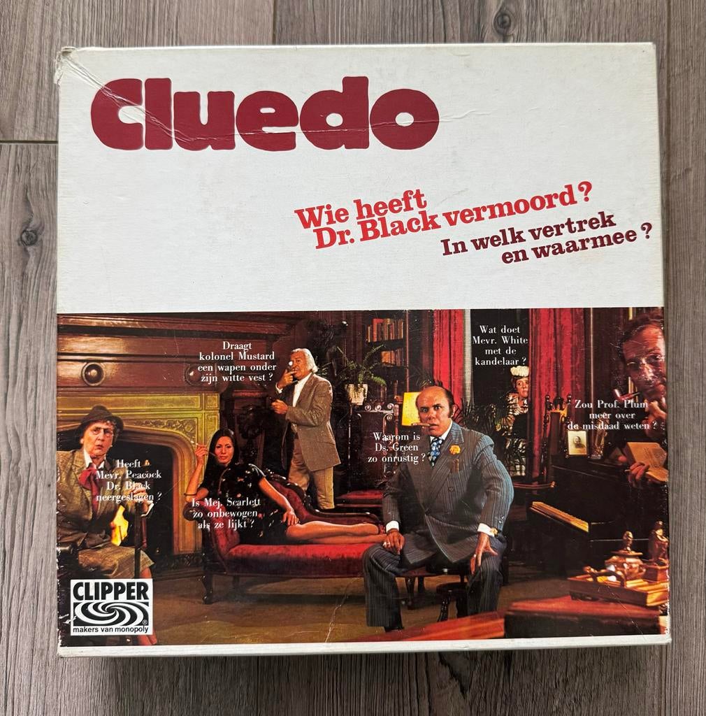Cluedo bordspel, Hobby en Vrije tijd, Gezelschapsspellen | Bordspellen, Drie of vier spelers, Ophalen of Verzenden, Gebruikt