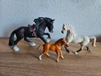 3 Schleich paarden ZGAN, Ophalen of Verzenden, Zo goed als nieuw, Paard, Beeldje of Figuurtje