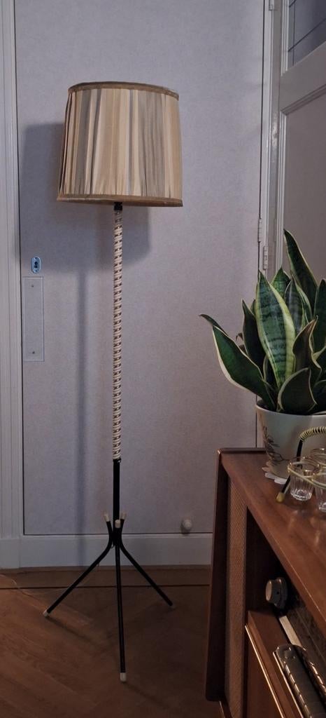 Vintage staande lamp schemerlamp, Huis en Inrichting, Lampen | Vloerlampen, Ophalen, 150 tot 200 cm
