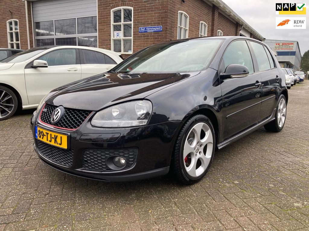 Volkswagen Golf 2.0 TFSI GTI Bj 2006 APK TOT 12-2026 Andriod, Gebruikt, 4 cilinders, Zwart, Origineel Nederlands