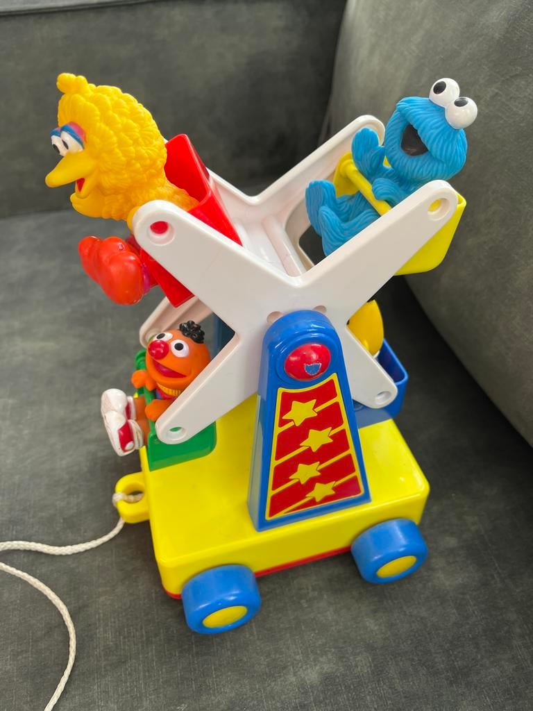 Sesamstraat Draaimolen Speelgoed met Figuren, Kinderen en Baby's, Ophalen, Gebruikt, Jongen of Meisje