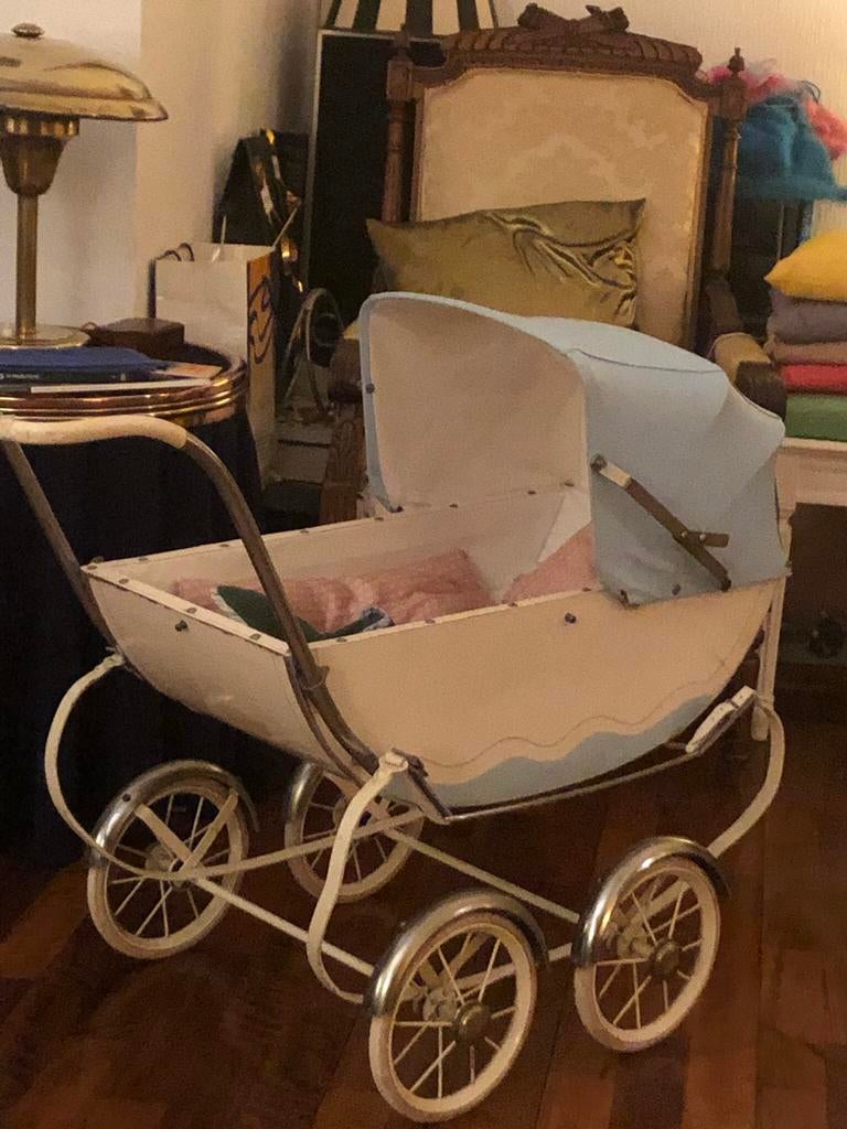 Poppenwagen 50e jaren, Antiek en Kunst, Ophalen