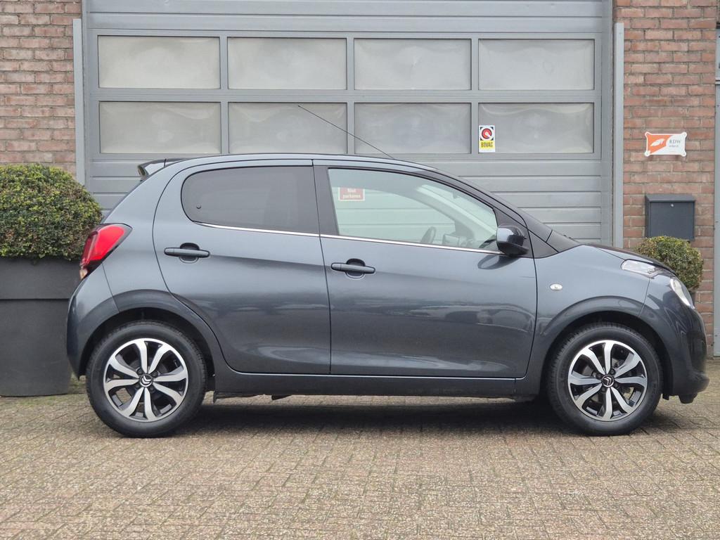 Citroën C1 1.0 VTi Shine AUTOMAAT AUTOMAAT. (bj 2019), Auto's, Stof, Gebruikt, 4 stoelen, C1