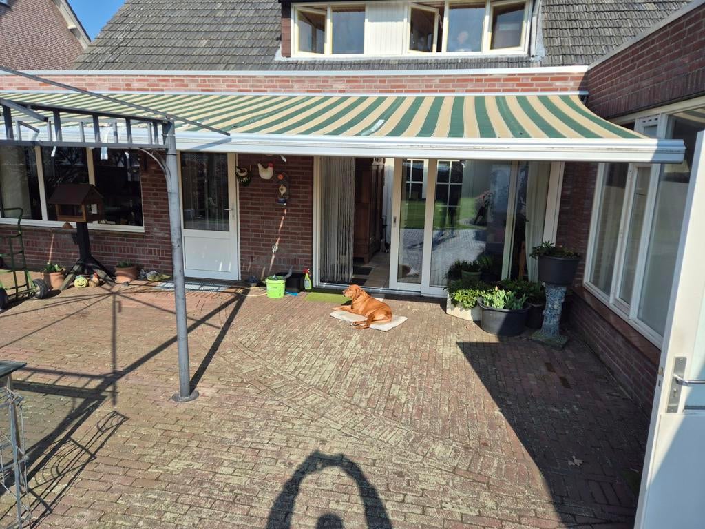 Electrische luifel 9meter, Gebruikt, 450 cm of meer, Ophalen of Verzenden, 150 tot 300 cm