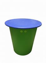 Ikea Opbergton / Opbergbox - Groen met Blauw Deksel, Ophalen, Kunststof, Gebruikt, 50 tot 100 cm