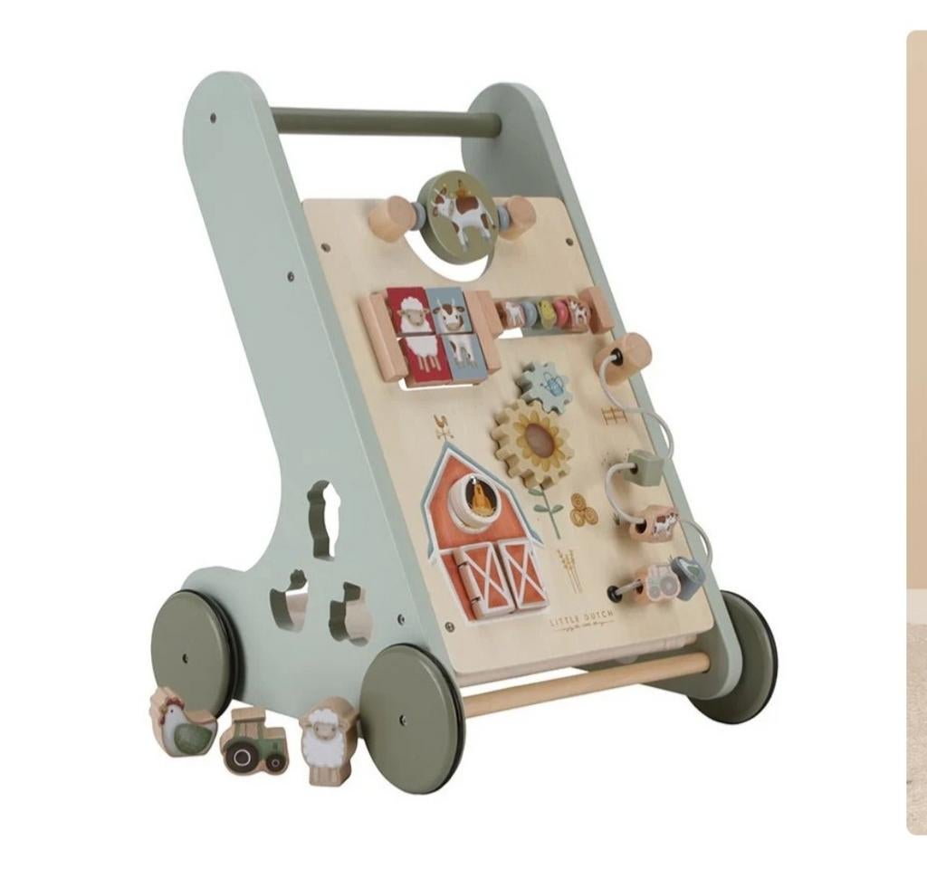 loopwagen Little Farm little dutch, Kinderen en Baby's, Speelgoed | Houten speelgoed, Ophalen, Nieuw, Overige typen