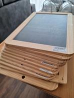 Ouderwetse krijtbordjes, Ophalen