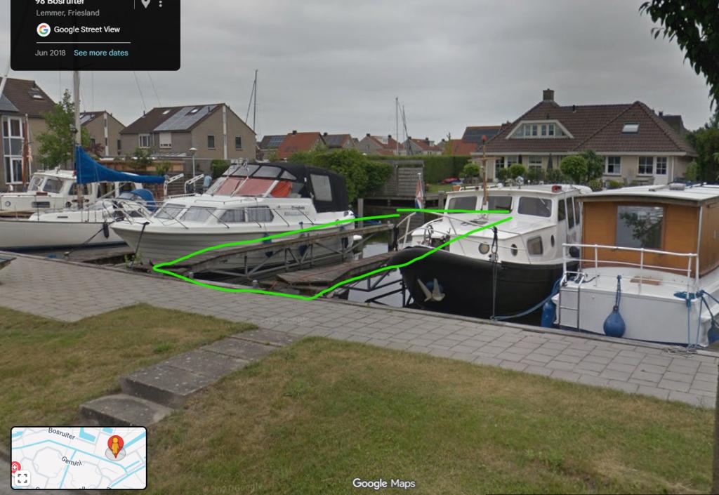 ligplaats boot te huur // Bosruiter, Lemmer // 12m x 3,15m, Watersport en Boten, Ligplaatsen