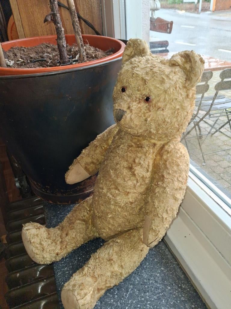 Vintage Teddybeer - Charmante Oude Knuffel, Verzamelen, Ophalen, Gebruikt