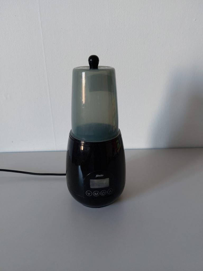 Alecto BW700BK zwarte flessenwarmer 500w, Kunststof, Rond, Nieuw, Ophalen of Verzenden