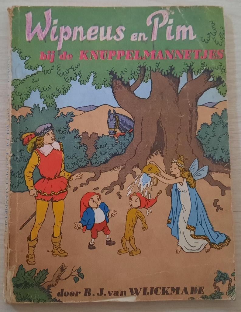 Wipneus en Pim bij de Kluppelmannetjes boekje, Ophalen of Verzenden, Gelezen, B.J. van Wijckmade, Fictie algemeen