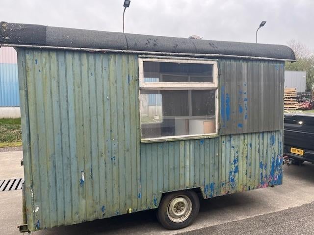 pipowagen/schaftwagen, Doe-het-zelf en Verbouw, Bouwketen en Schaftketen, Ophalen of Verzenden, Gebruikt