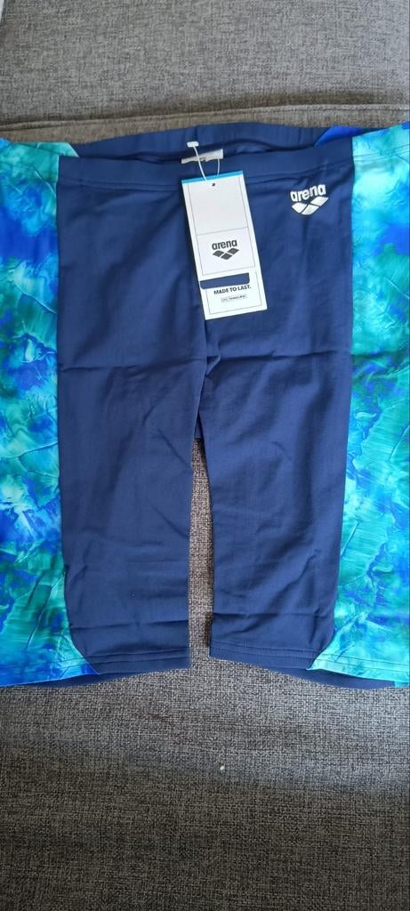 Arena icons swim jammer navy-neon-blue maat L, Ophalen of Verzenden, Blauw