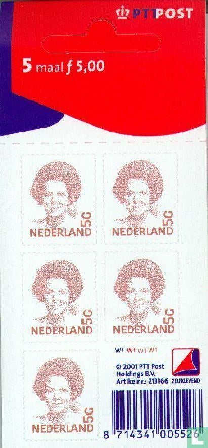 Postfris, Vel Kon. Beatrix (inversie) 1991-2001 NVPH V1501b, Postzegels en Munten, Postzegels | Nederland, Verzenden, Na 1940
