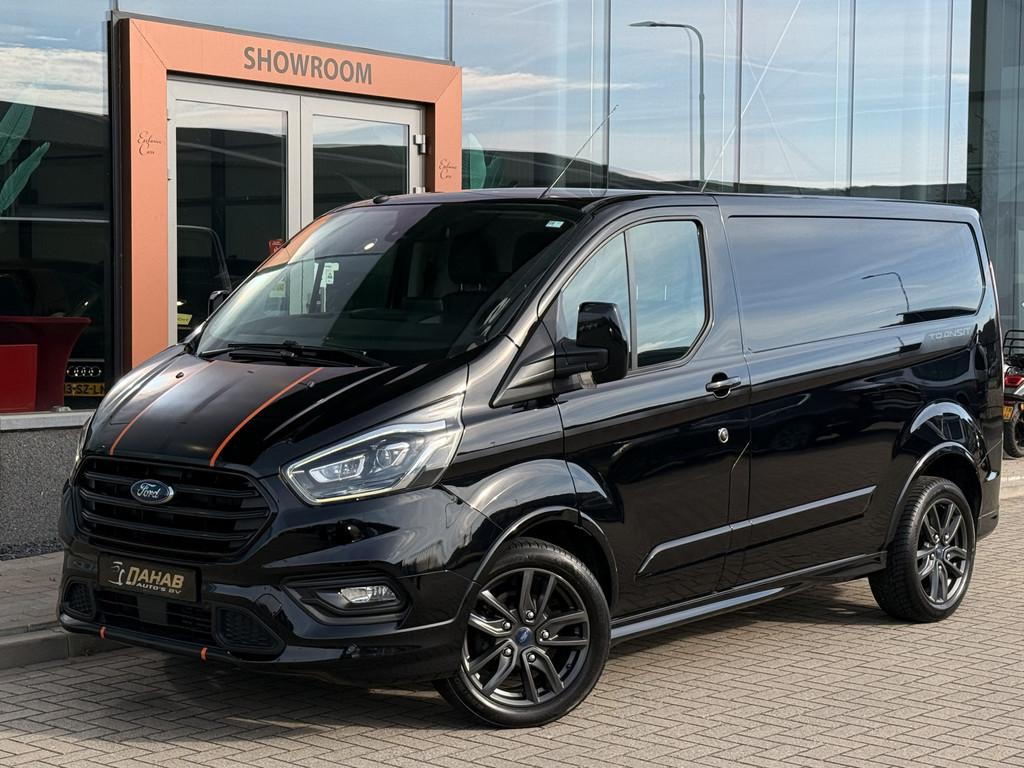 Ford Transit Custom 320 2.0 TDCI L1H1 MARGE | ACC | Winterpa, Auto's, Bestelauto's, Gebruikt, Zwart, 4 cilinders, Zwart
