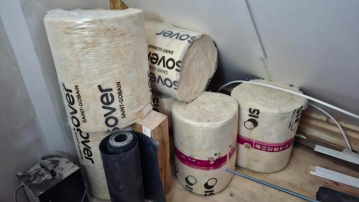 6 rollen Isover Systemroll isolatie 2000x580x245 mm, Doe-het-zelf en Verbouw, Isolatie en Afdichting, Nieuw, Glaswol, 12 cm of meer