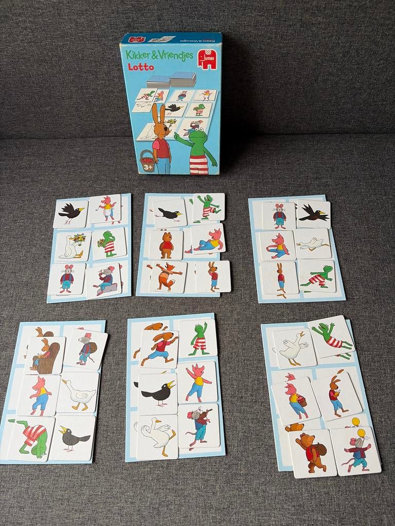 Kikker & Vriendjes Lotto - Jumbo Gezelschapsspel, Een of twee spelers, Ophalen of Verzenden, Gebruikt