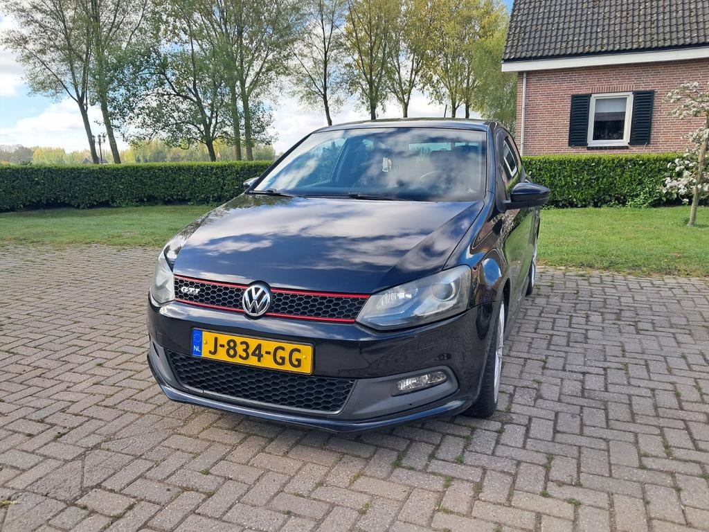 Volkswagen Polo 1.4 TSI 132KW DSG 2012 Zwart, Auto's, 1169 kg, Zwart, 4 cilinders, 179 pk