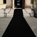 Zwarte Loper Expo Carpet 1m zwart met folie, ., Nieuw, Ophalen of Verzenden, .