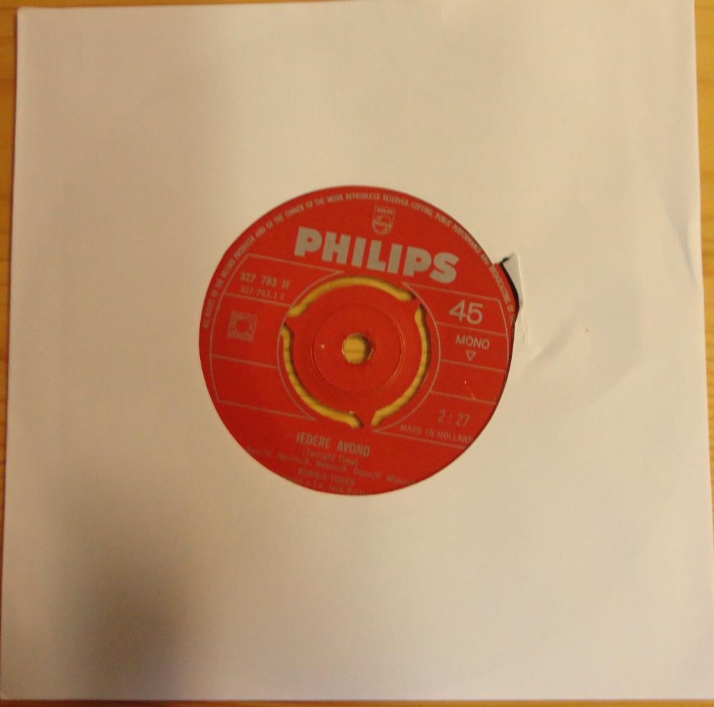Ronnie Tober > Iedere avond, Cd's en Dvd's, Vinyl Singles, Gebruikt, 7 inch, Single, Ophalen of Verzenden