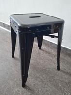 stoere metalen kruk Tolix stijl retro industrieel design, Ophalen of Verzenden, Gebruikt, Staal