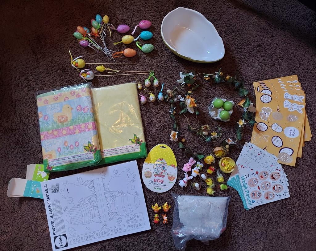 Paas pakket - decoratie en knutsel, Ophalen, Gebruikt