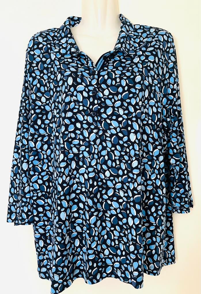 Rabe top maat 46(v), Blauw, Maat 46/48 (XL) of groter, Ophalen of Verzenden, Zo goed als nieuw