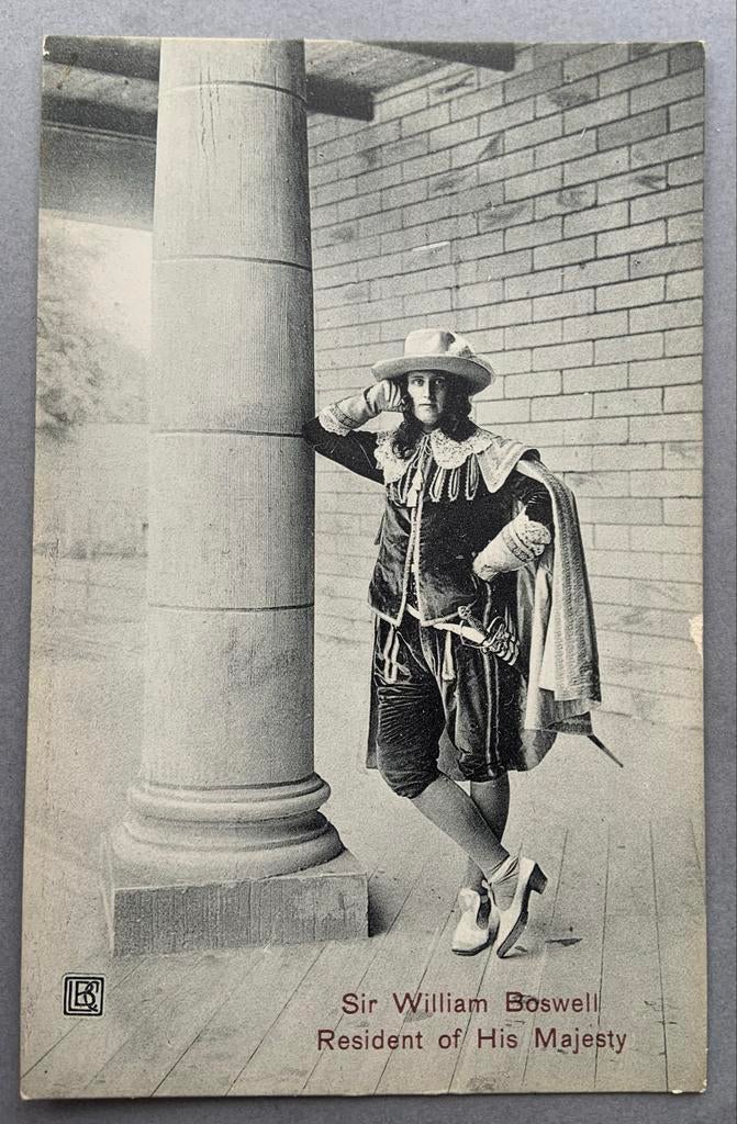 Kaart Sir William Boswell, Verzamelen, Ophalen of Verzenden, Voor 1920, Ongelopen, Zuid-Holland