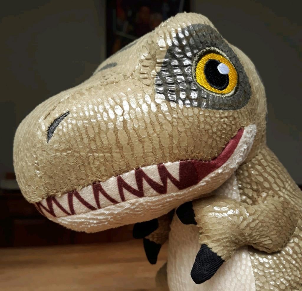 Jurassic World Rebirth Tyrannosaurus Rex Knuffel Dino Park, Ophalen of Verzenden, Gebruikt