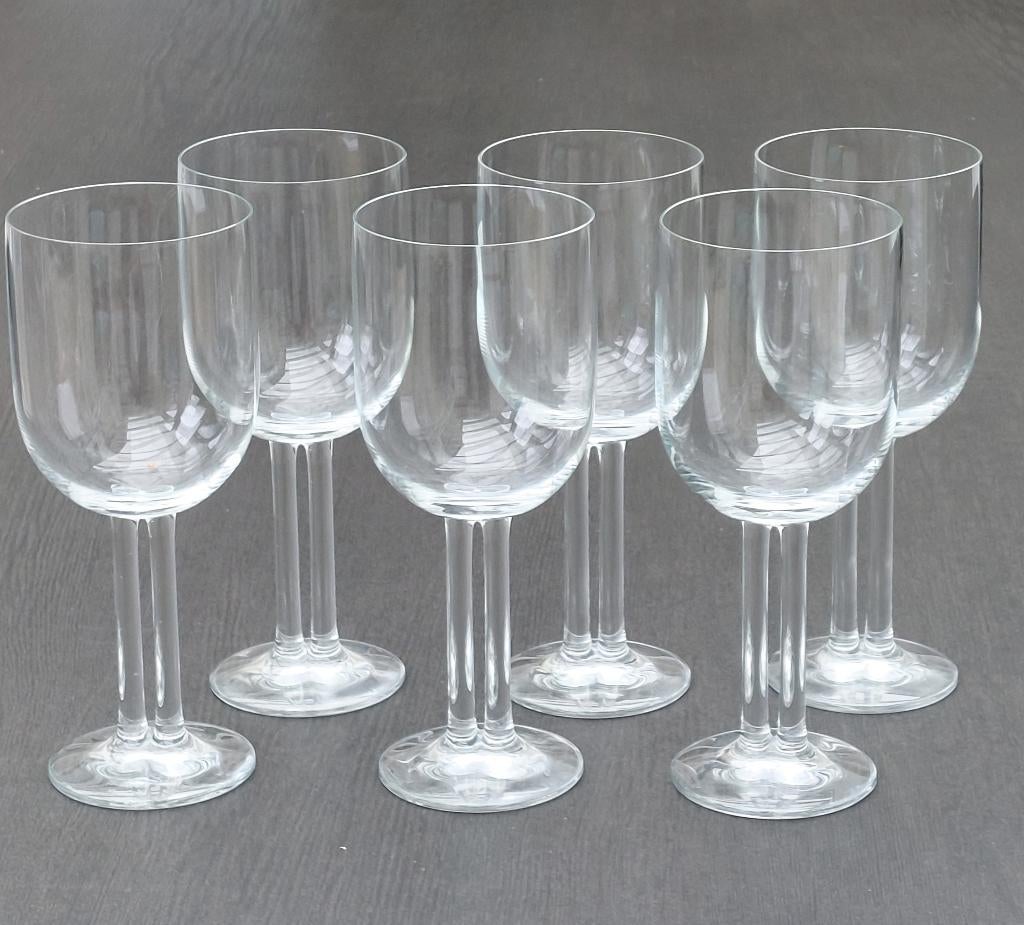 6 Rosenthal Cupola waterglazen dubbele steel (250816), Ophalen of Verzenden, Nieuw, Glas, Overige stijlen