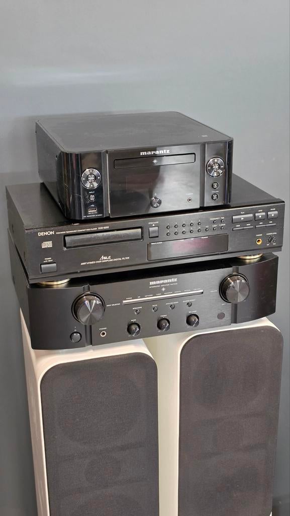 Marantz M-CR611 en PM7005 - Hoogwaardige Audio Set, Audio, Tv en Foto, Versterkers en Receivers, Ophalen