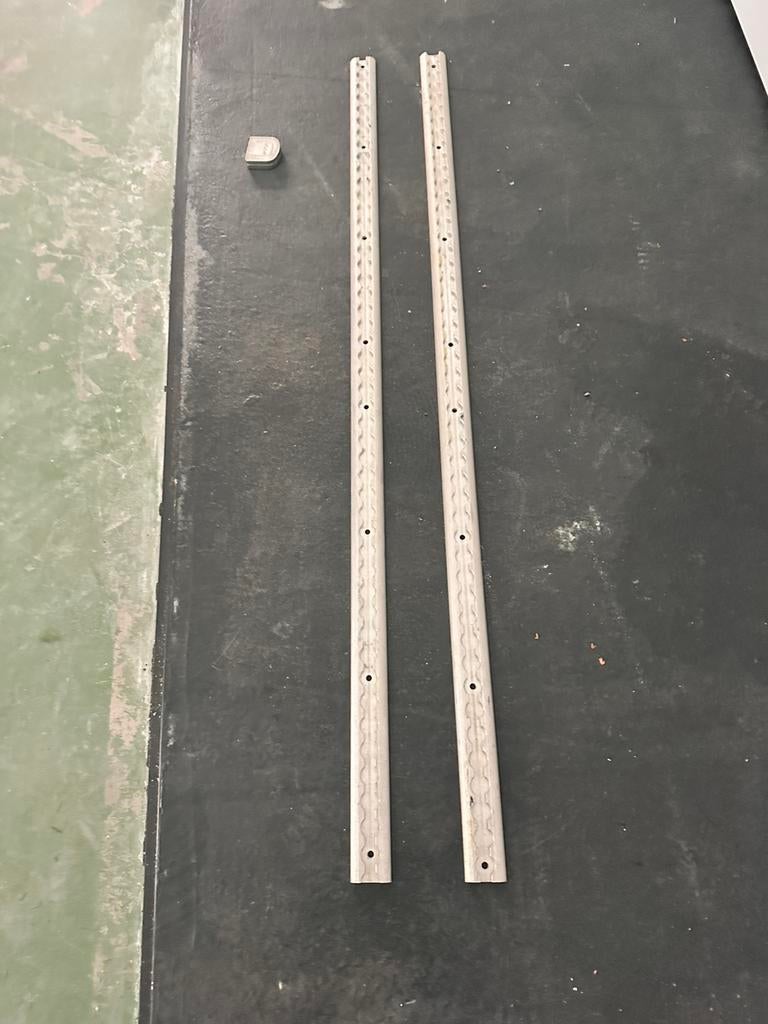 Ankerrails/ vliegtuig rails 1.2 m aluminium, Ophalen of Verzenden, Bumper