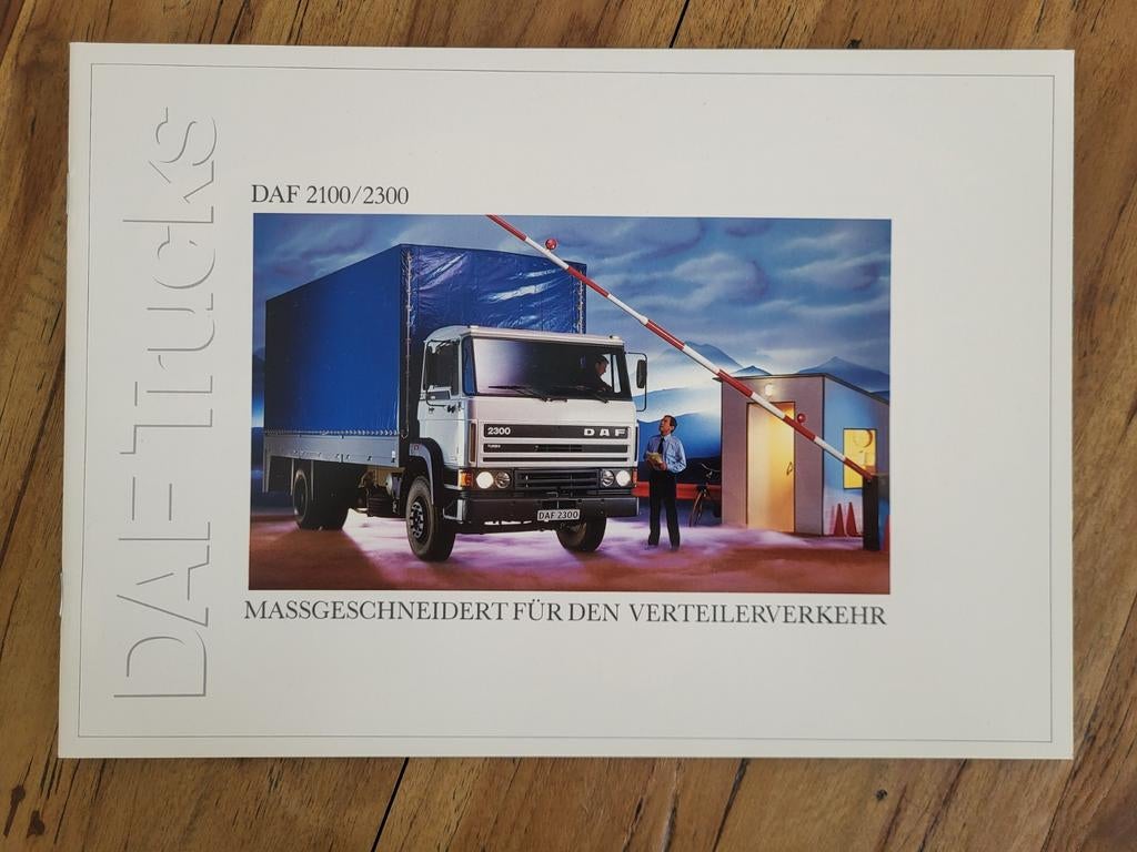 truck folder DAF 2100/2300, Ophalen of Verzenden, Zo goed als nieuw