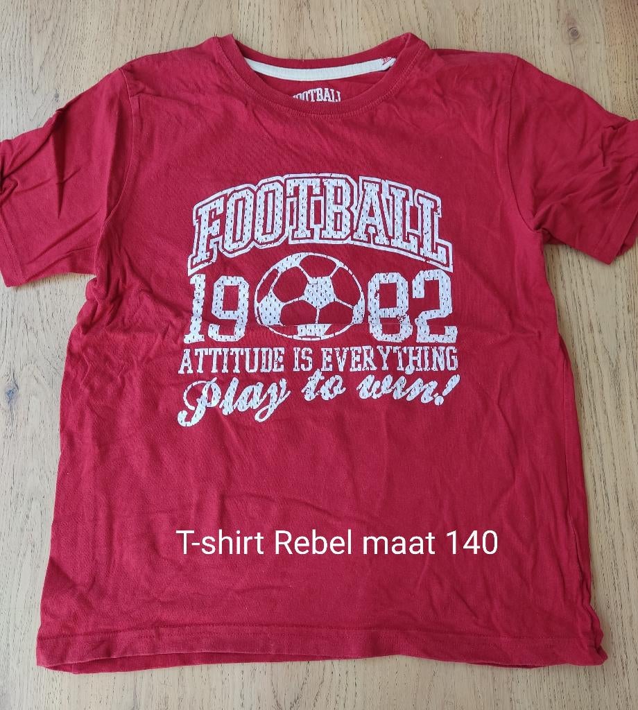T shirt Rebel maat 140, Rebel, Ophalen of Verzenden, Zo goed als nieuw, Shirt of Longsleeve