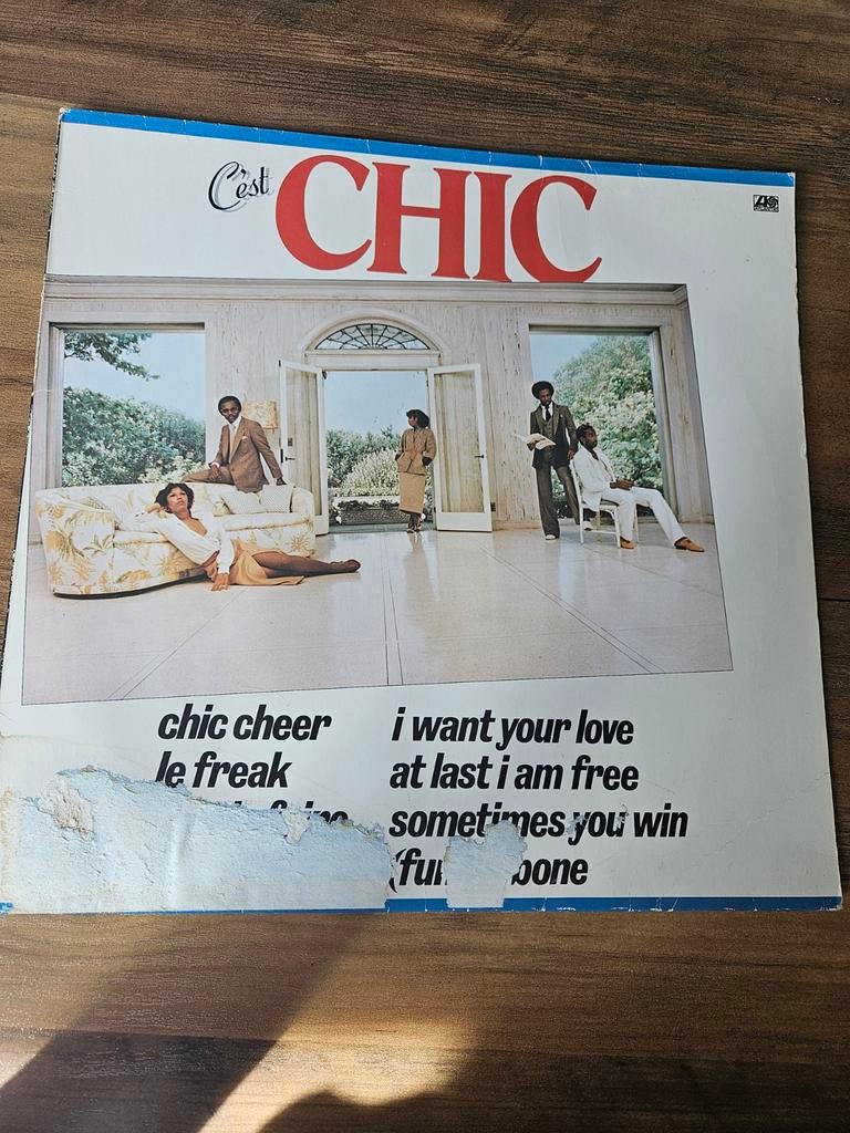 Chic - C'est Chic LP Vinyl (1978), Cd's en Dvd's, Vinyl | Pop, Ophalen of Verzenden, 1960 tot 1980, Gebruikt, 12 inch