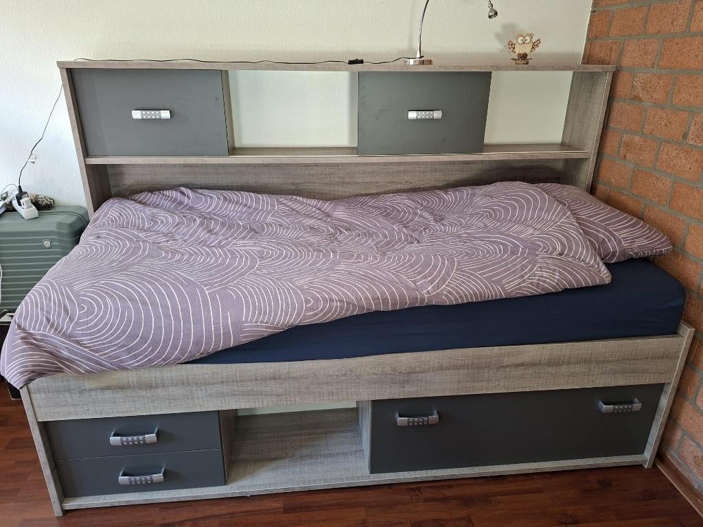 Beter Bed Kajuitbed Pep met ombouw, Ophalen, Gebruikt, 90 cm, Eenpersoons