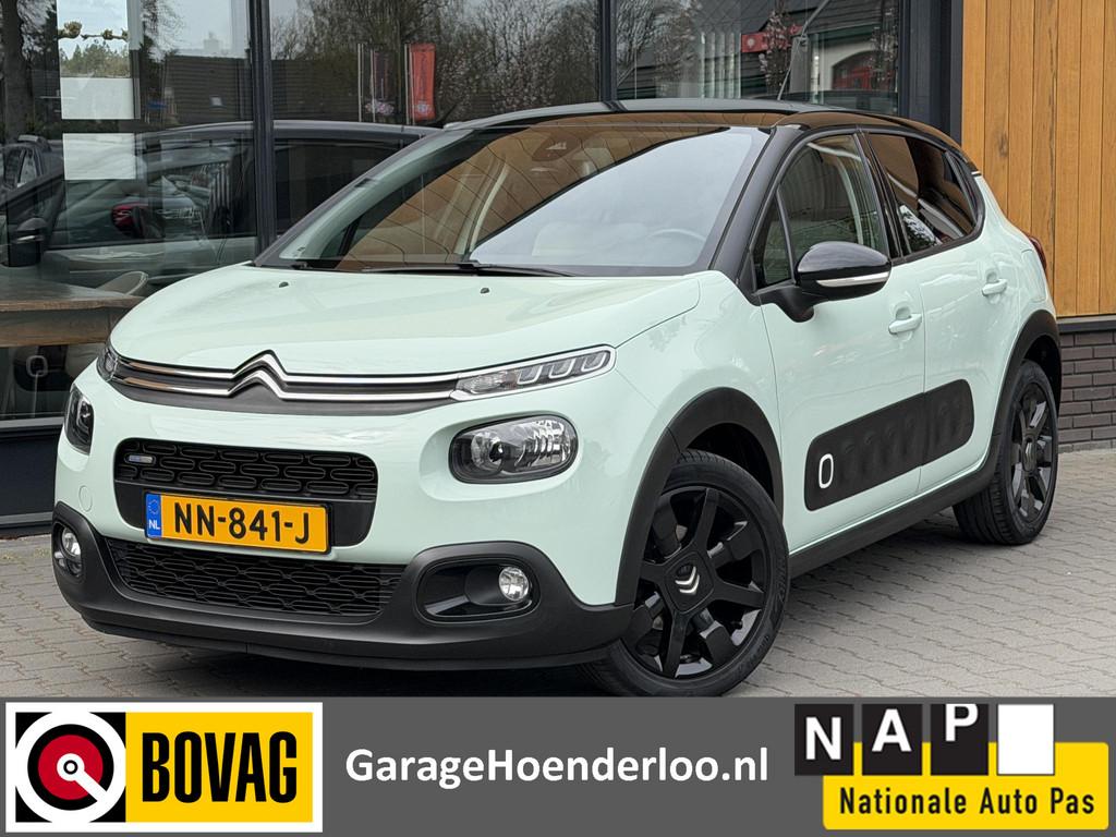 Citroen C3 1.2 110pk Shine Camera, Panoramadak, Carplay. Gar, Voorwielaandrijving, 1025 kg, Euro 6, 1199 cc