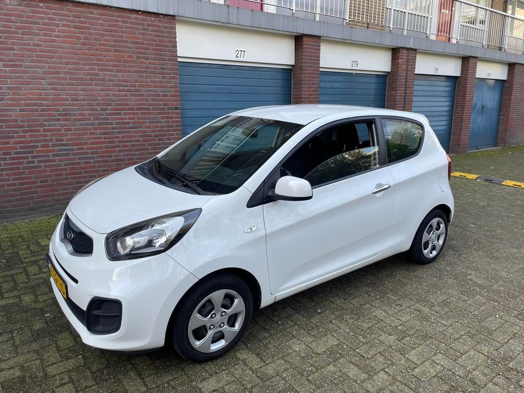 Kia Picanto 1.0i Comfortline met Airco, Voorwielaandrijving, Euro 5, Stof, Zwart