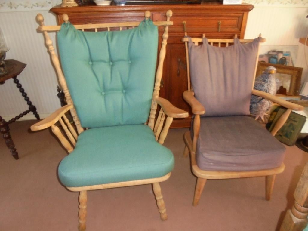 twee spijltjes fauteuils, Ophalen, Huis en Inrichting