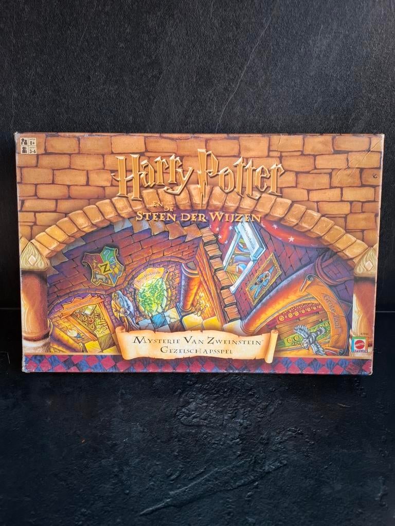 Harry Potter en de Steen der Wijzen Gezelschapsspel, Drie of vier spelers, Ophalen of Verzenden, Gebruikt, Mattel