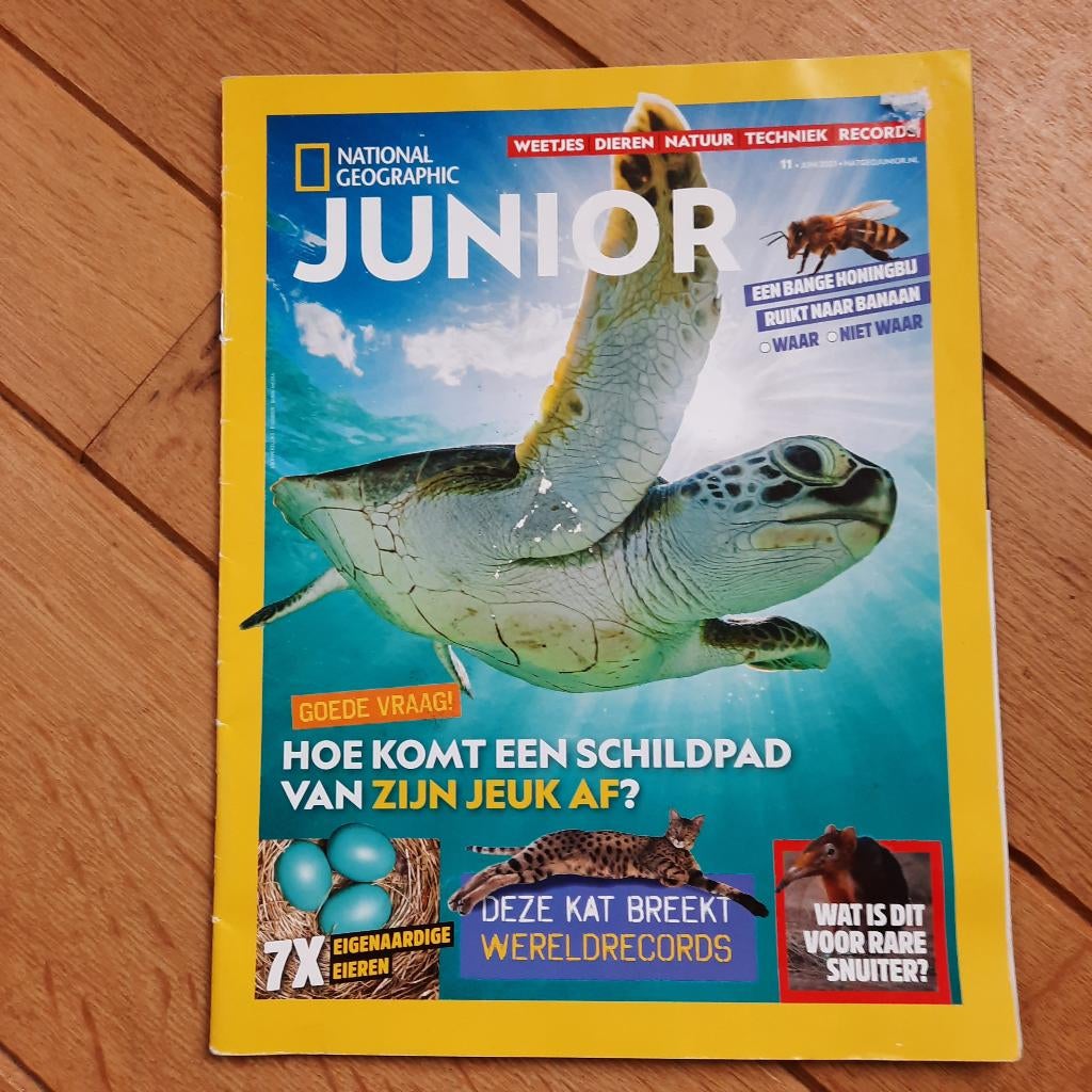 National Geographic Junior - 11 - Juni 2023, Boeken, Tijdschriften en Kranten, Ophalen of Verzenden, Zo goed als nieuw, Wetenschap en Natuur