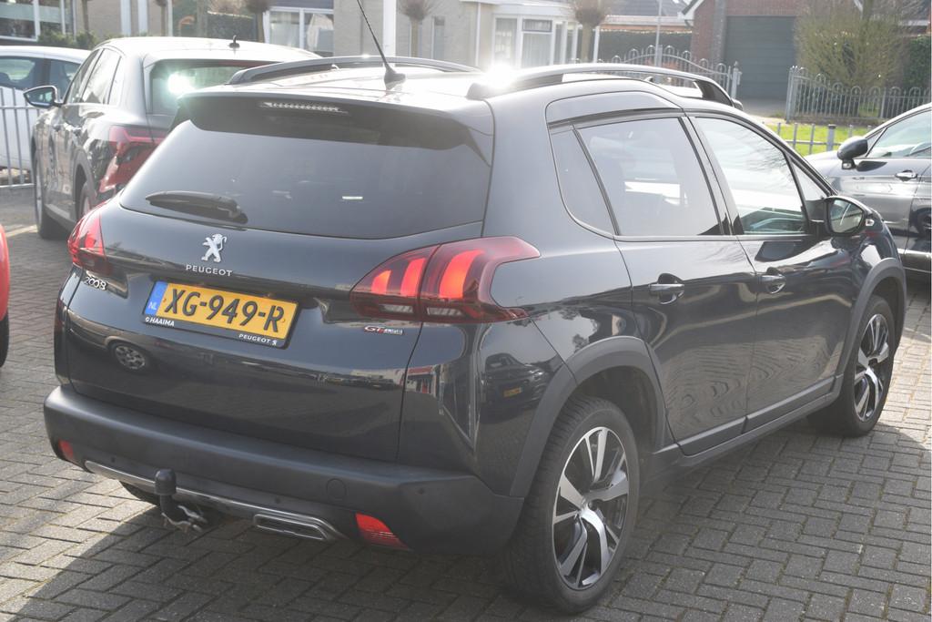 Peugeot 2008 1.2 PureTech GT-Line Vol automaat | Navi | Trek, Auto's, Peugeot, 1199 cc, Leder en Stof, Origineel Nederlands, 630 kg