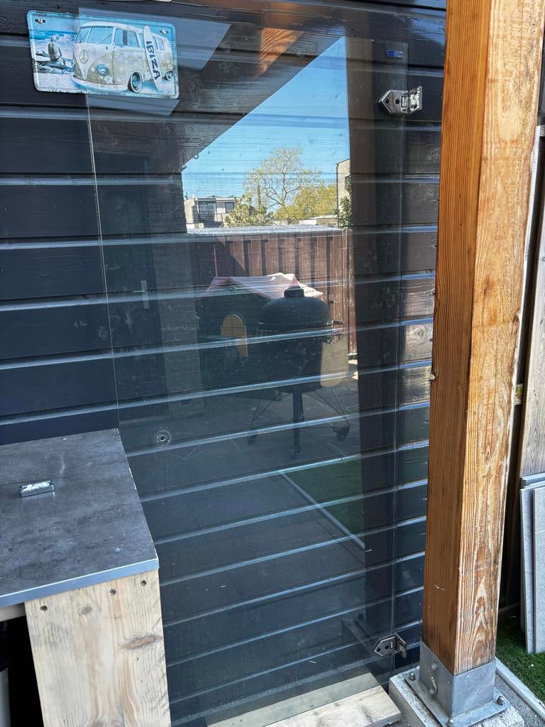 Glazen douche deur, Ophalen, Gebruikt, Overige typen, 50 tot 100 cm