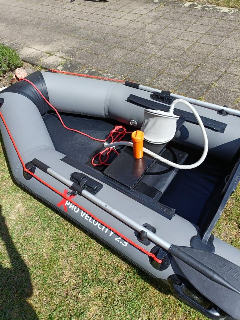 Rubberboot Xpro velocity 2.3, Watersport en Boten, Rubberboten, Gebruikt, Elektrisch, Hout, Minder dan 70 pk