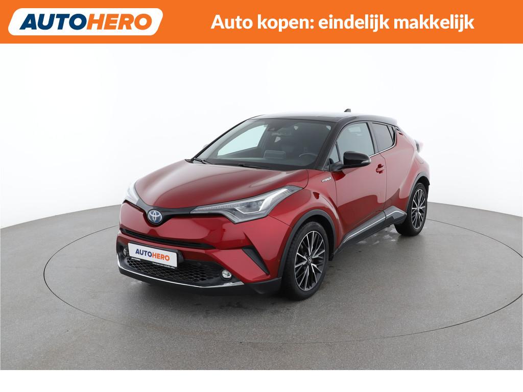 Toyota C-HR 1.8 Hybrid Bi-Tone |VZ81931| (bj 2018), Auto's, Toyota, 4 cilinders, Leder en Stof, 122 pk, 26 km/l