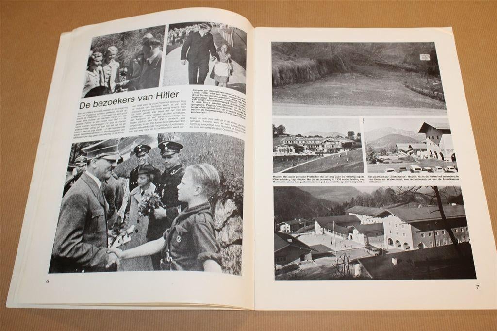 Hitlers Adelaarsnest — WOII Fotoboek 1977 ’40-’45 Toen & Nu, Boeken, Ophalen of Verzenden, Tweede Wereldoorlog, Gelezen, Overige onderwerpen