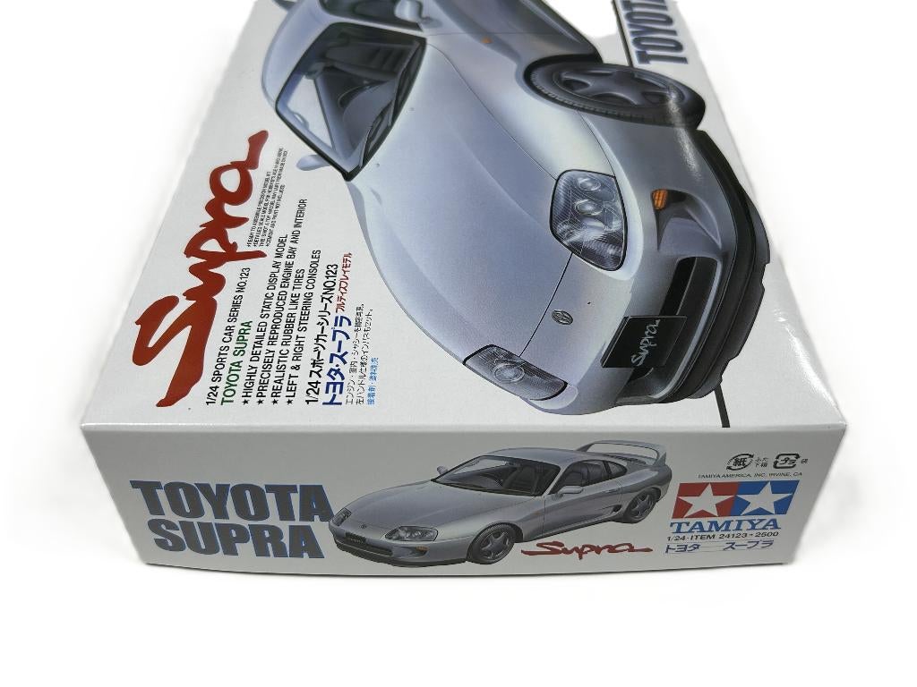 Tamiya 24123 1:24 Toyota Supra, Hobby en Vrije tijd, Modelauto's | 1:24, Ophalen of Verzenden, Nieuw, Auto, Overige merken