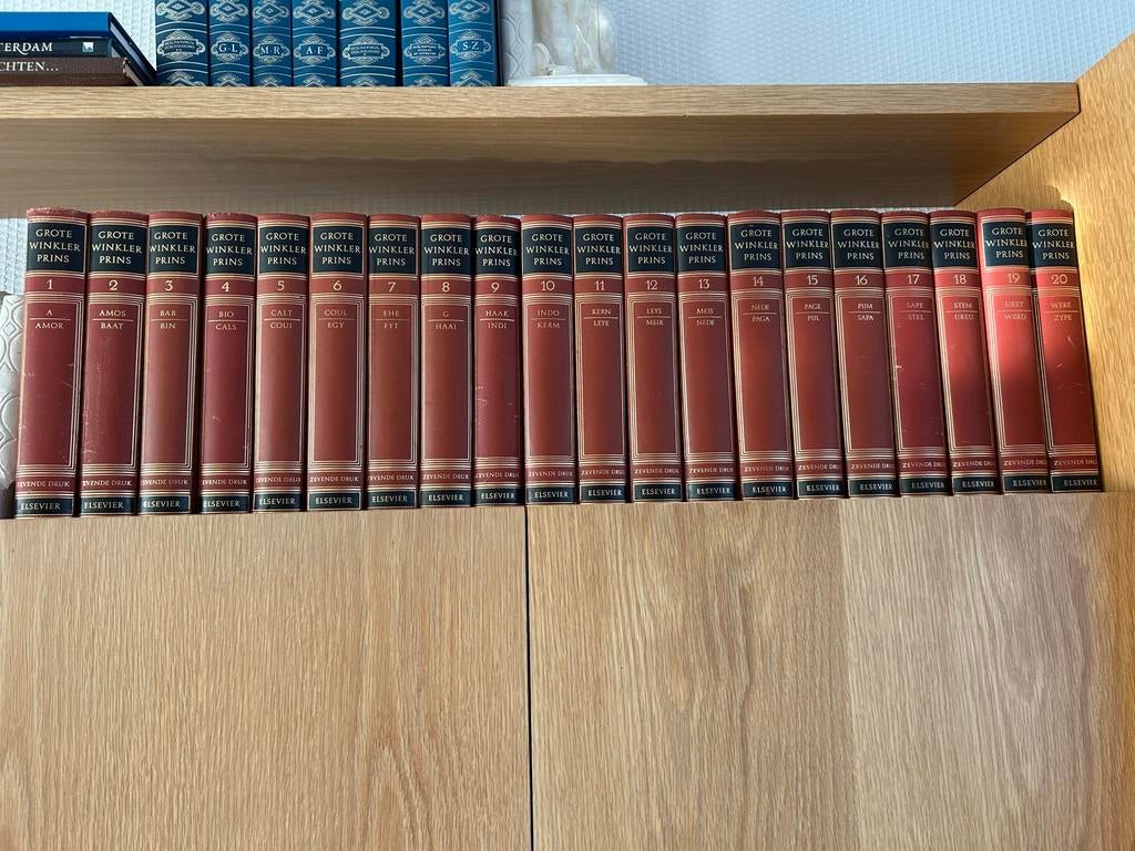 Grote Winkler Prins Encyclopedie - 7e Druk (20 Delen), Boeken, Ophalen, Gelezen, Algemeen, Complete serie