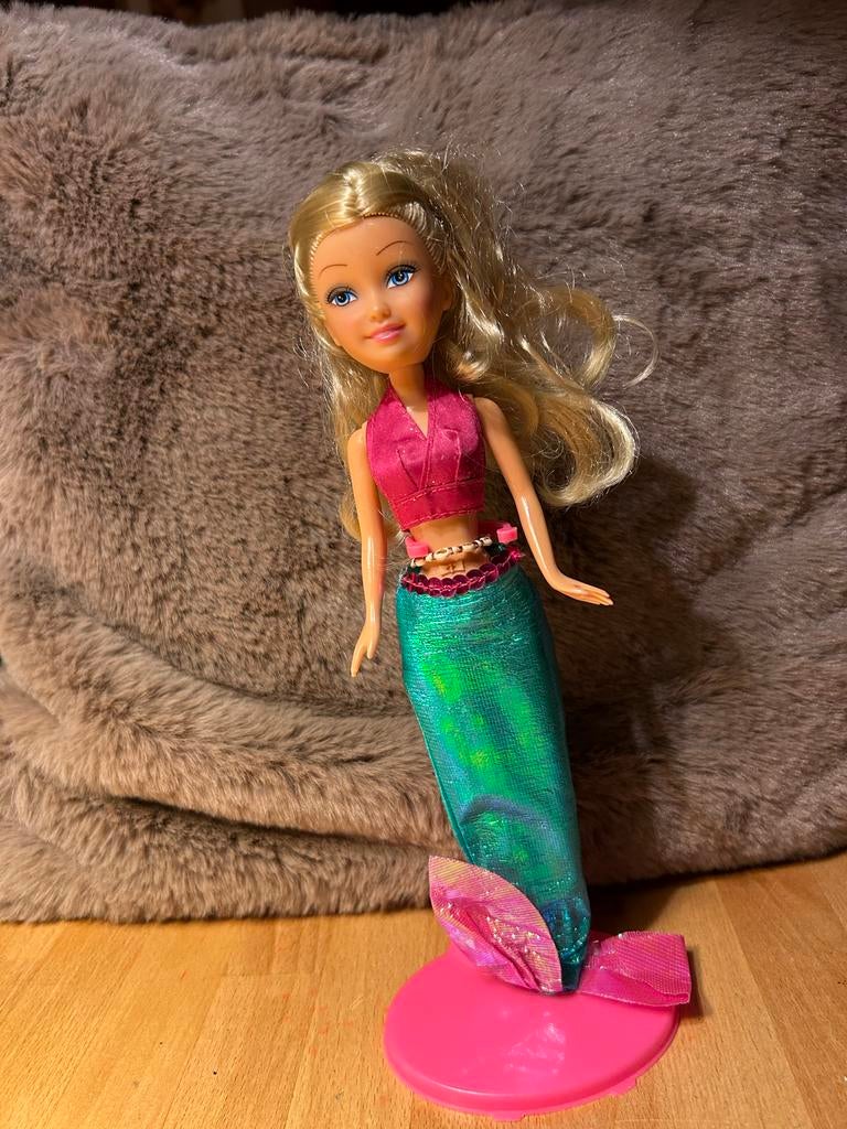 Zeemeermin Sparkle Girlz, Kinderen en Baby's, Speelgoed | Poppen, Ophalen of Verzenden, Gebruikt, Barbie