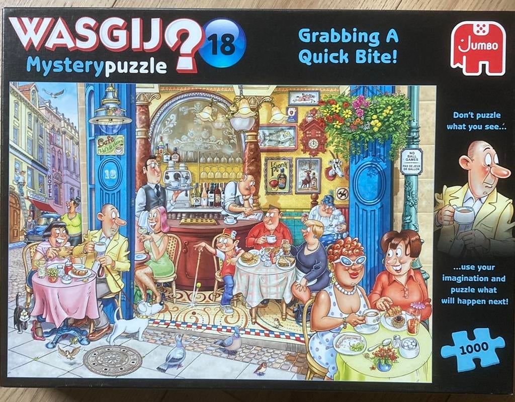 Wasgij puzzel Mystery 18, Ophalen of Verzenden, 500 t/m 1500 stukjes, Zo goed als nieuw
